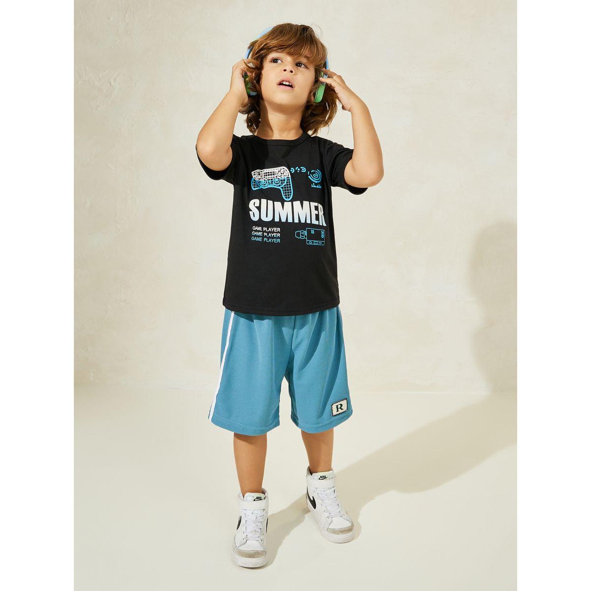 Styli Game Control Graphic Print T-Shirt-boys-clothing-tshirtsandpolos-image-2