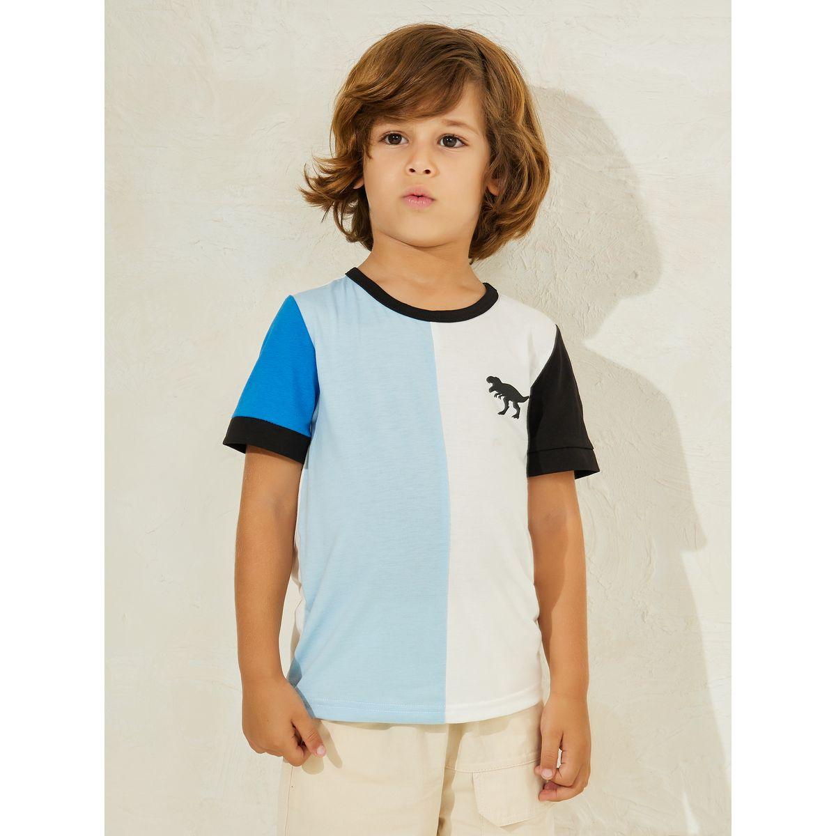 Styli Color Block Round Neck T-Shirt-boys-clothing-tshirtsandpolos-image-1