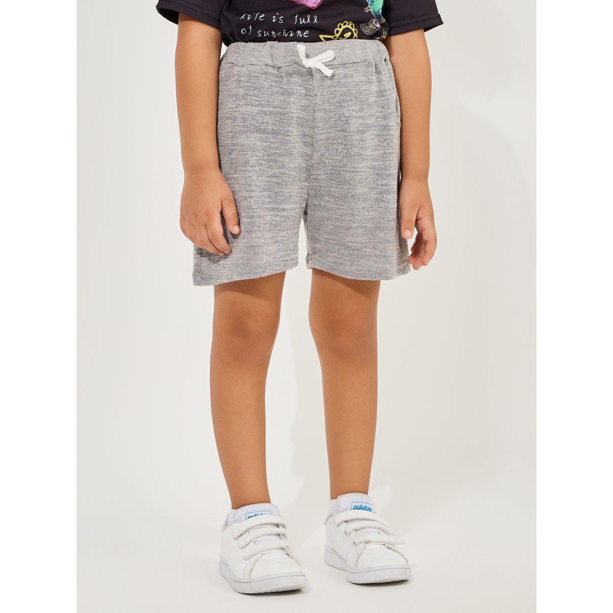 Styli Solid Bow Front Short-boys-clothing-bottoms-shorts-image-1