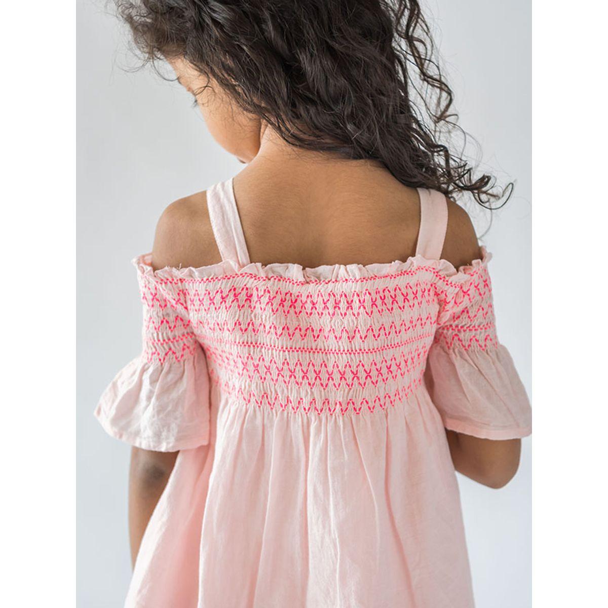 بلوزة بتفاصيل مُطرّزة واكتاف مكشوفة-girls-clothing-tshirts-image-2