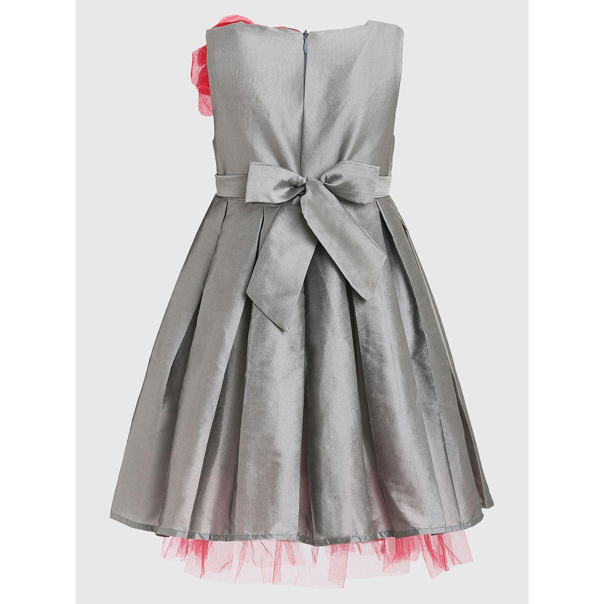 فستان مُزخرف بزهرة مع كسرات-girls-clothing-dressesandjumpsuits-image-2
