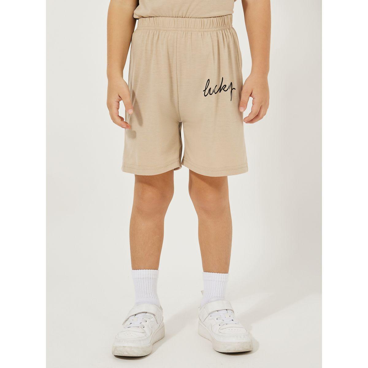 Styli Color Block Printed Polo T-Shirt & Shorts Set-boys-clothing-setsandcoords-image-5