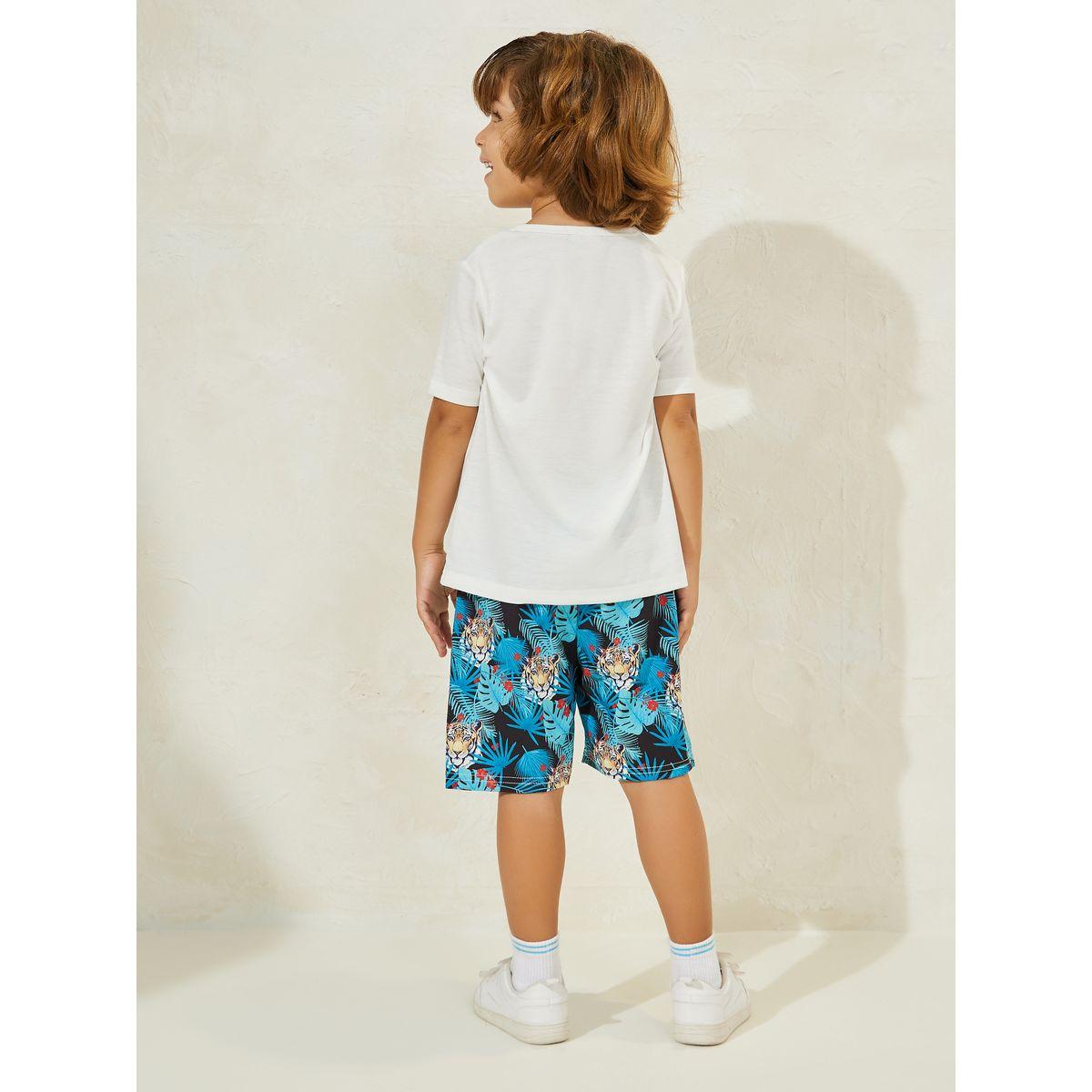 Styli Tropical Graphic Print T-Shirt & Shorts Set-boys-clothing-setsandcoords-image-4