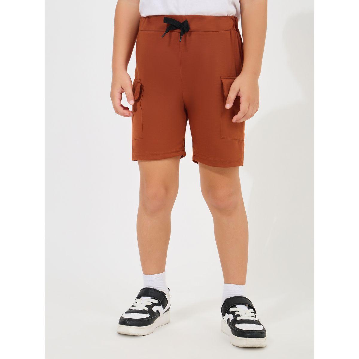 Styli Pack of 3 - Solid Cargo Shorts-boys-clothing-bottoms-shorts-image-2