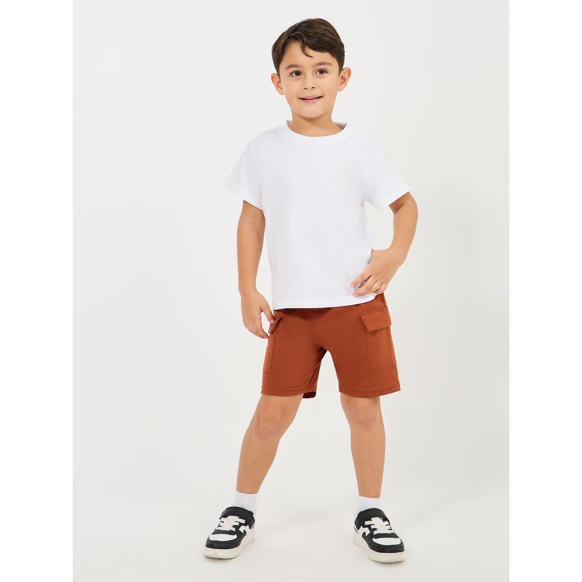 Styli Pack of 3 - Solid Cargo Shorts-boys-clothing-bottoms-shorts-image-3