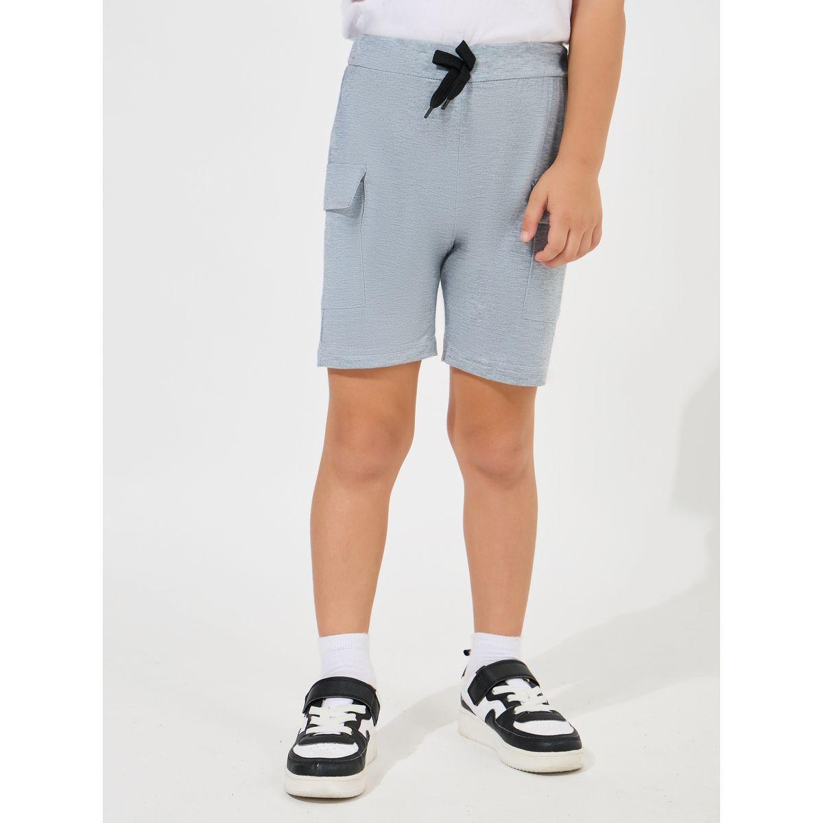 Styli Pack of 3 - Solid Cargo Shorts-boys-clothing-bottoms-shorts-image-7