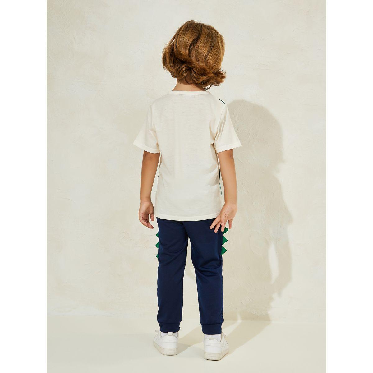 مجموعة من جوغر مع تيشيرت بطبعة ديناصور-boys-clothing-setsandcoords-image-4