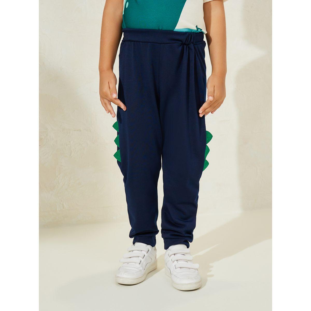 Styli Dinosaur Print T-Shirt & Applique Joggers Set-boys-clothing-setsandcoords-image-5