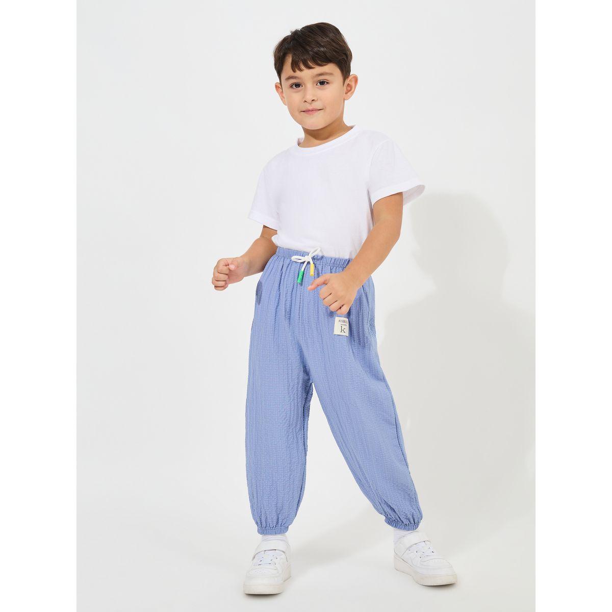 Styli Patch Detail Lightweight Pants-boys-clothing-bottoms-trousers-image-2