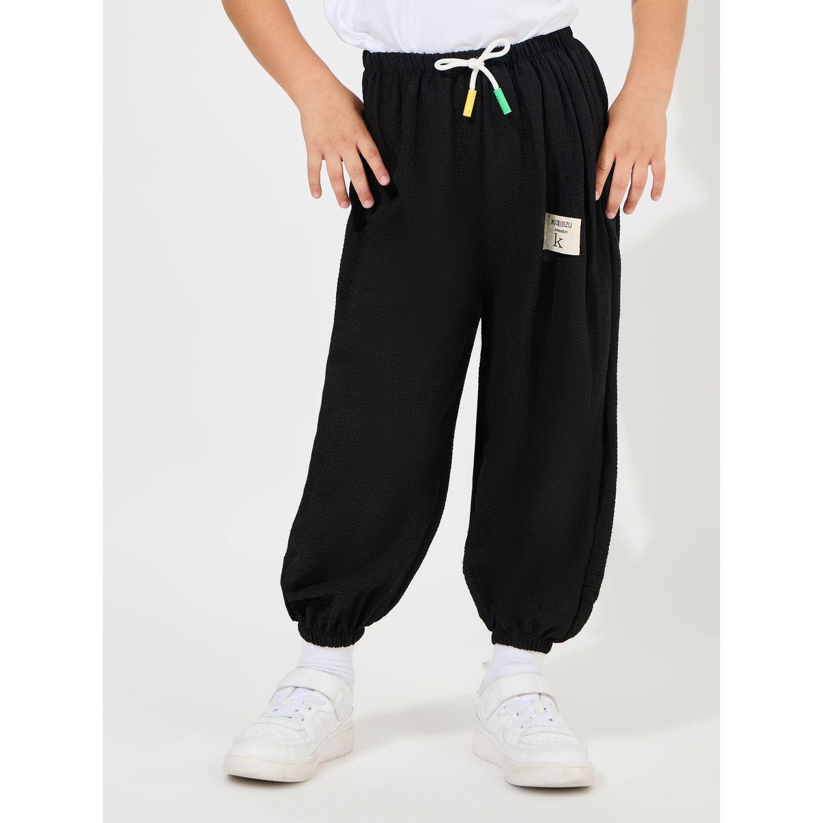 Styli Patch Detail Lightweight Pants-boys-clothing-bottoms-trousers-image-1