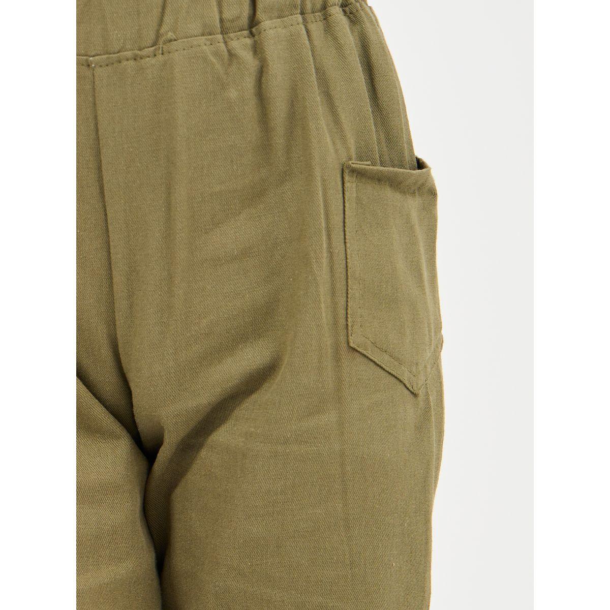 شورت سادة بخصر مطاطي وجيب جانبي-boys-clothing-bottoms-shorts-image-3