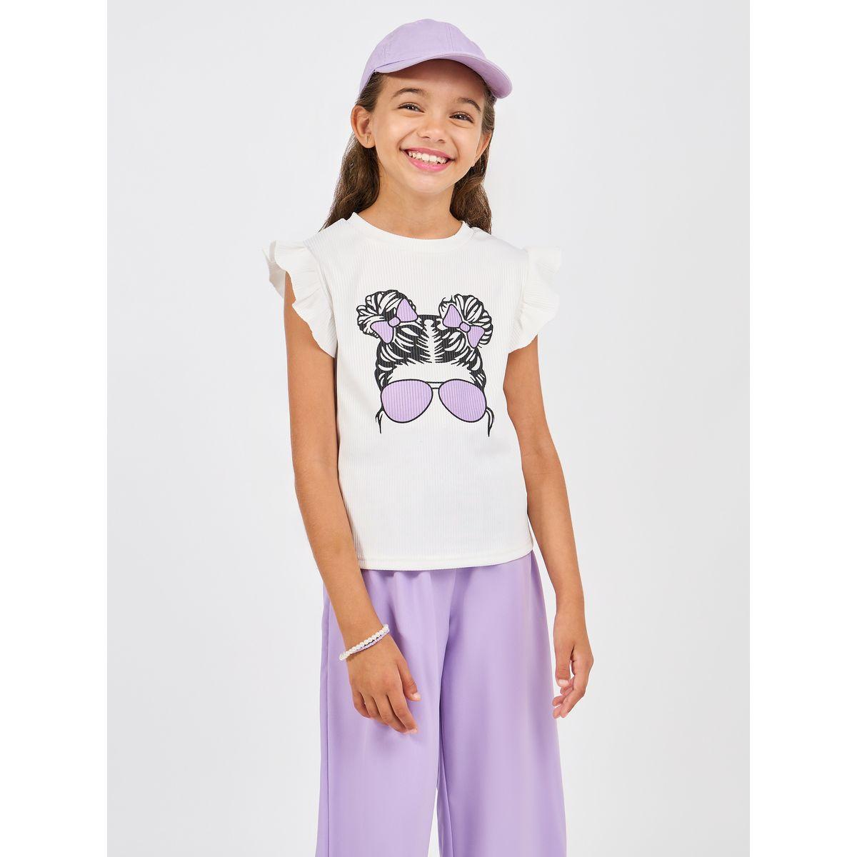 مجموعة من بنطال بخصر بيبر باغ مع بلوزة بكشكش-girls-clothing-setsandcoords-image-2