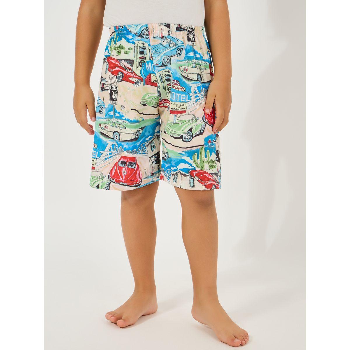 شورت سباحة بطبعة سيارة-boys-clothing-swimwear-image-1