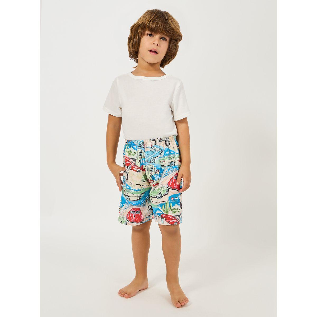 Styli Car Printed Swimming Trunks-boys-clothing-swimwear-image-2
