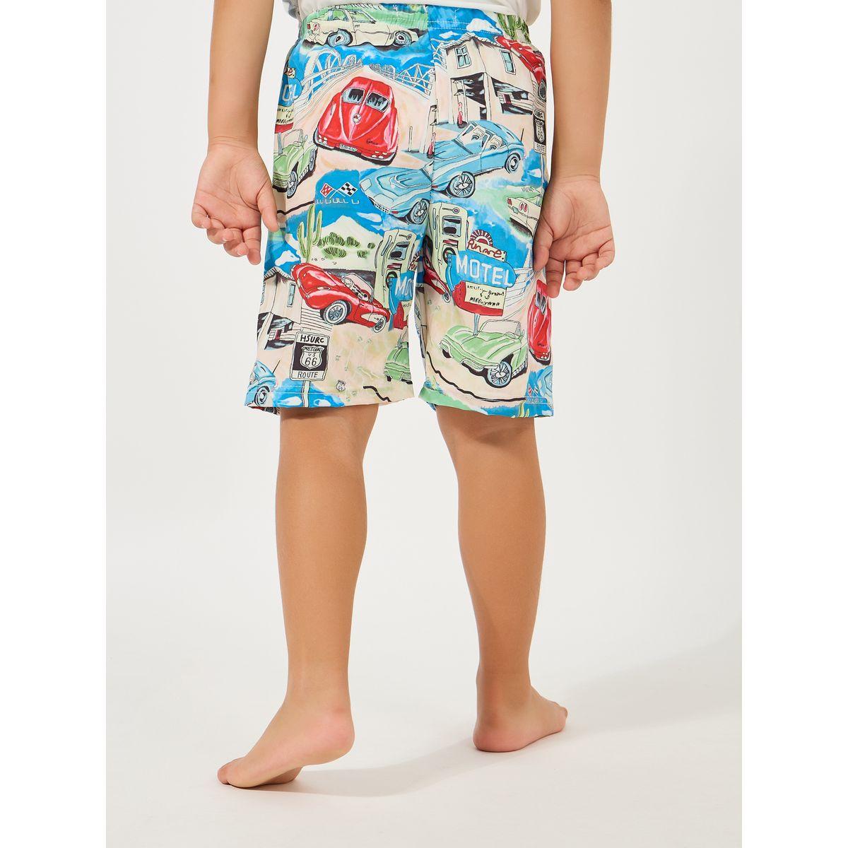شورت سباحة بطبعة سيارة-boys-clothing-swimwear-image-4