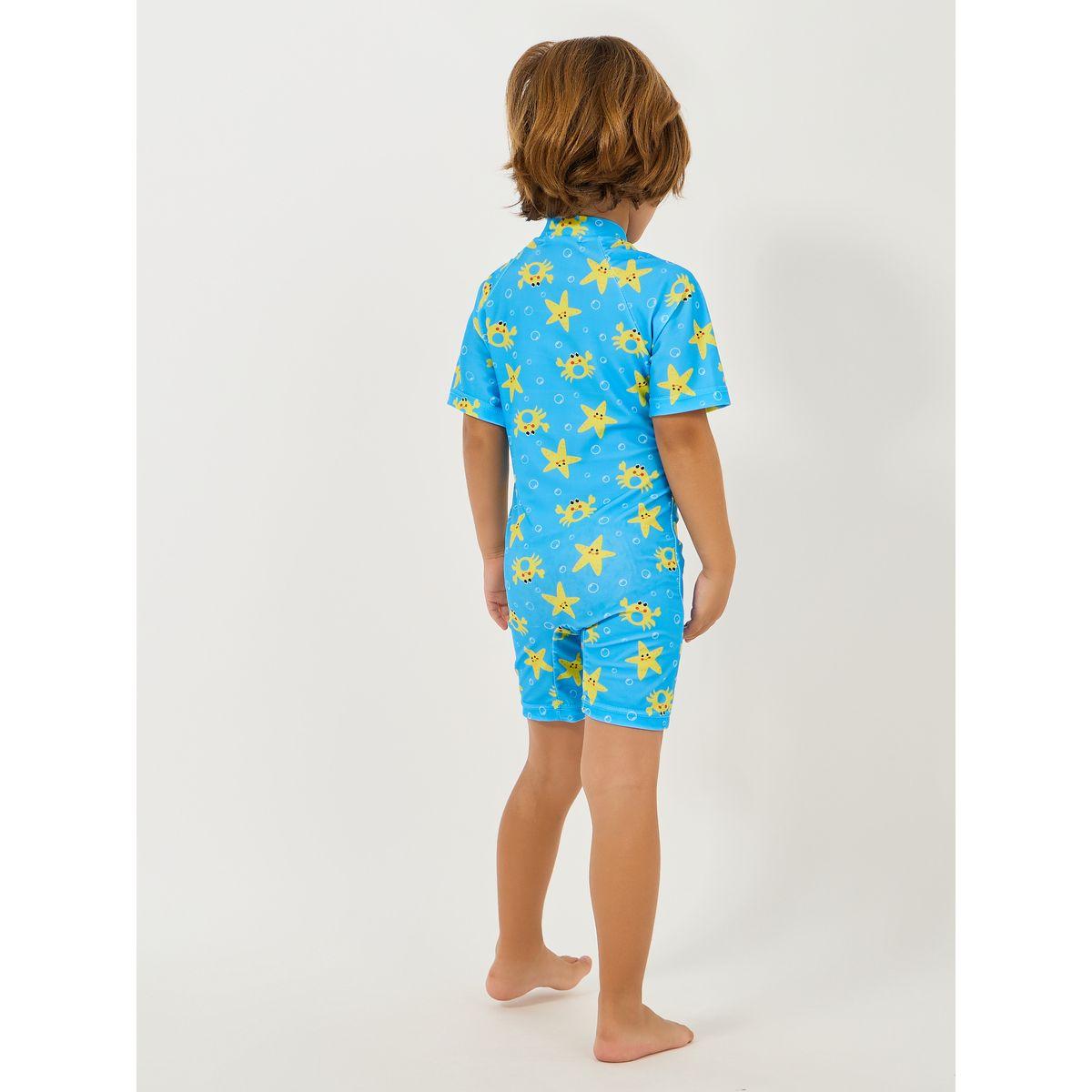 Styli  Starfish Print Zip Detail Swimsuit-boys-clothing-sportswear-tops-image-4