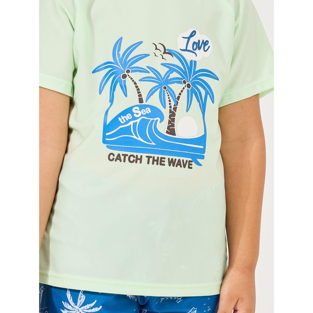 Styli  Sea Printed T-Shirt & Short Swimsuit Set-sports-boys-clothing-sets-image-3