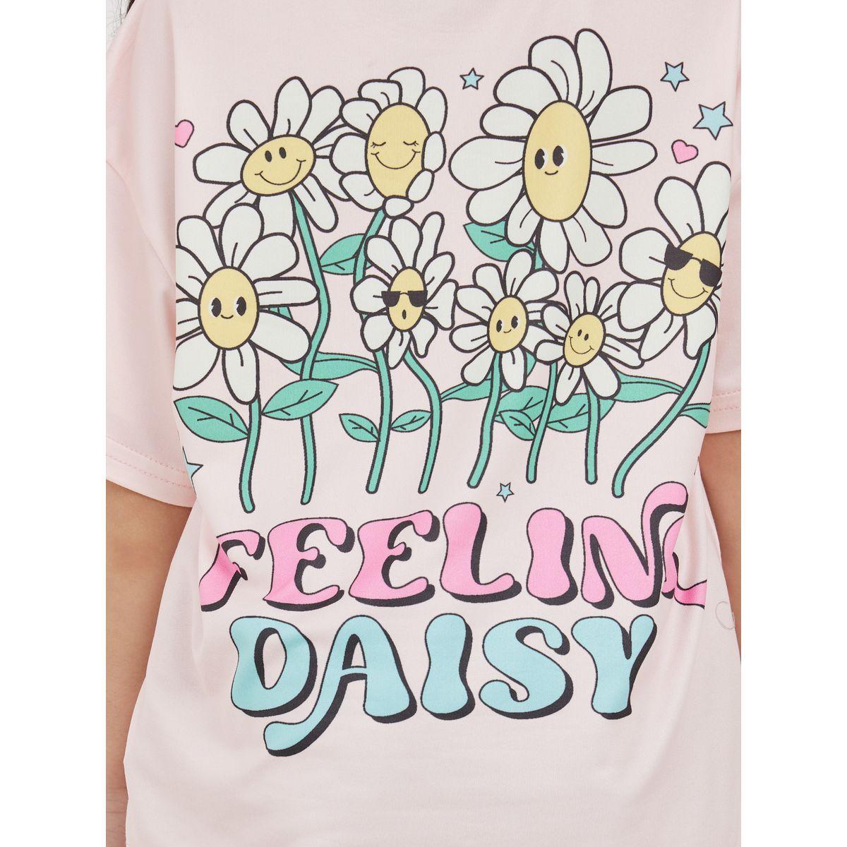 Styli Oversized Printed Back Round Neck T-Shirt-girls-clothing-tshirts-image-4
