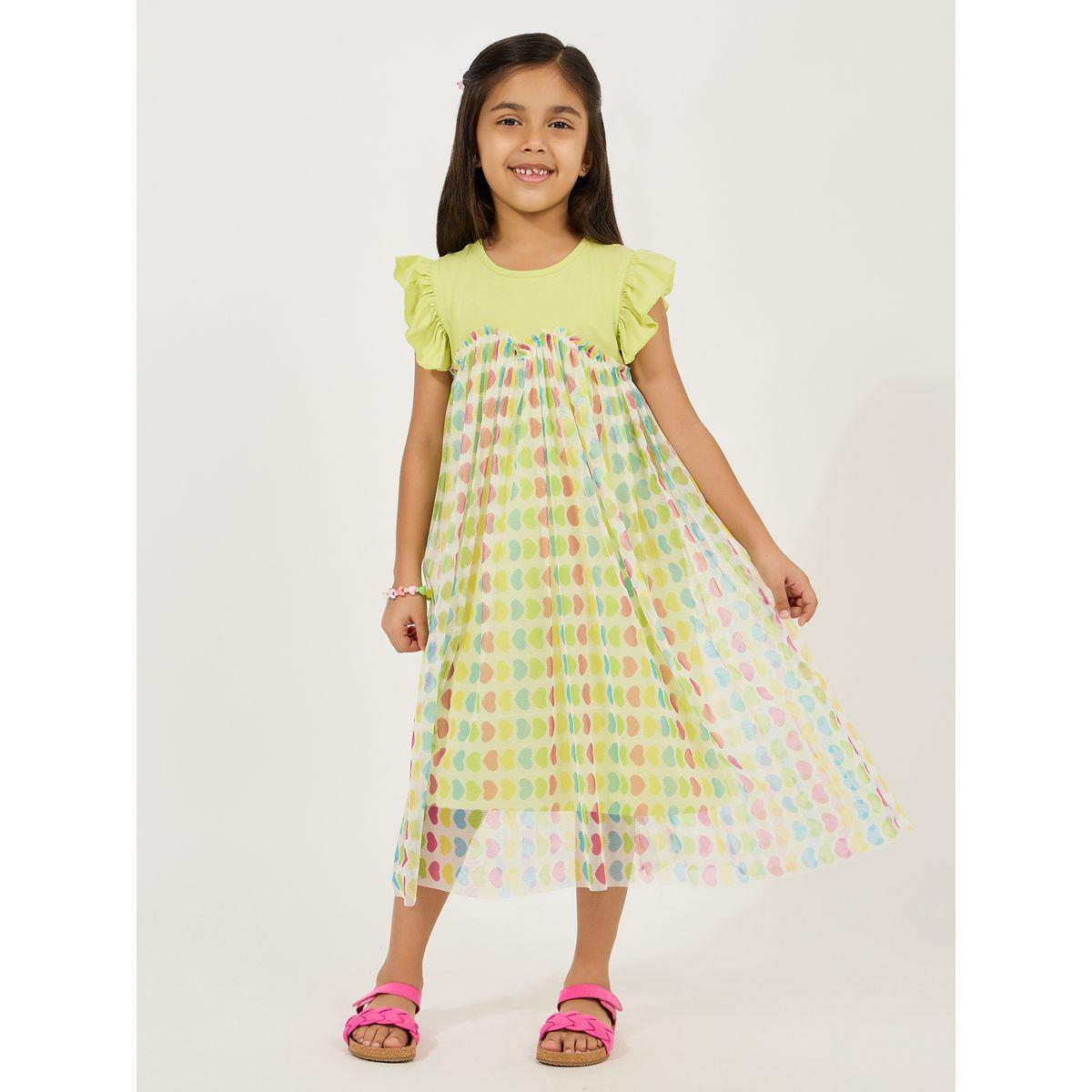 فستان بتفاصيل شبكية وطبعة قلوب-girls-clothing-dressesandjumpsuits-image-1
