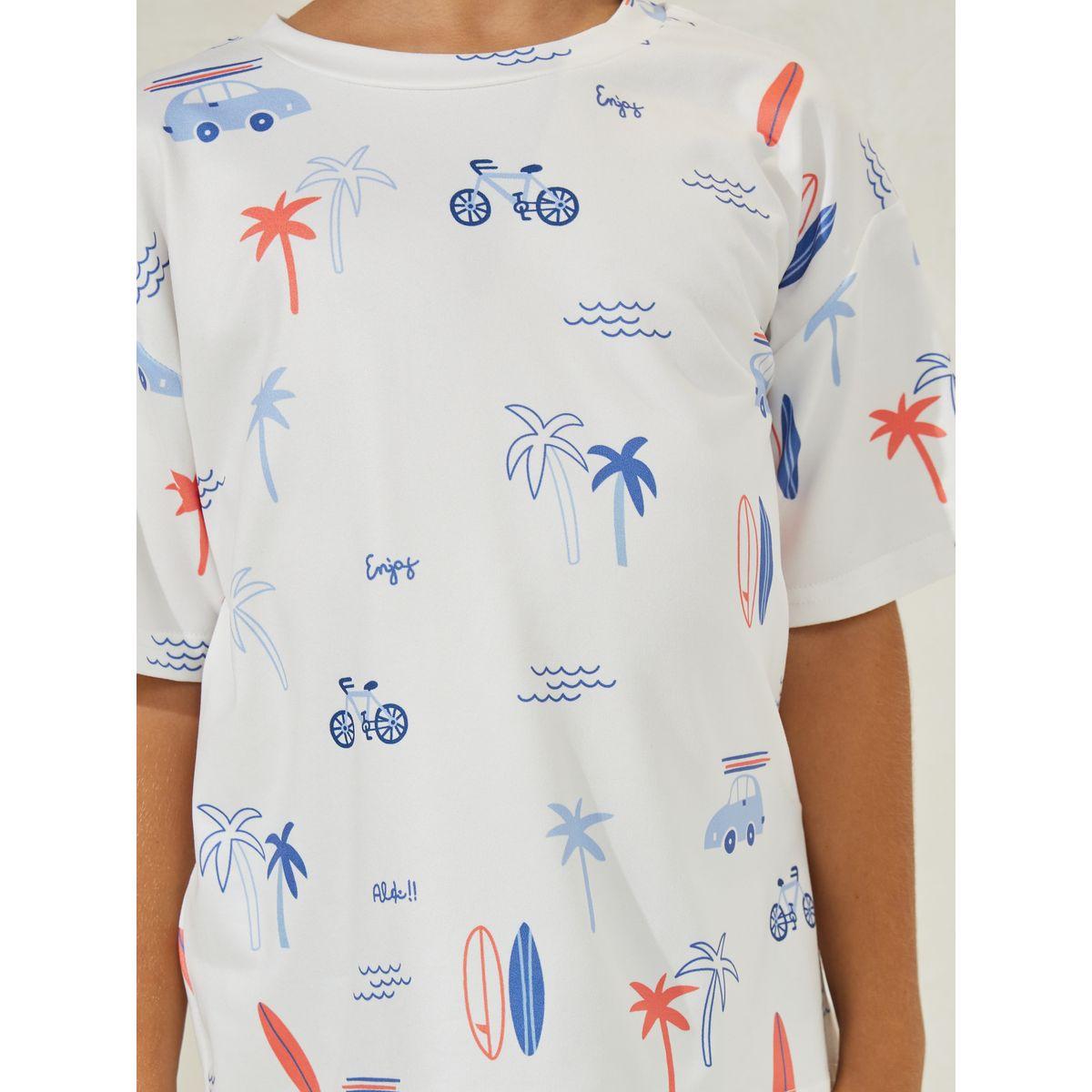 Styli Summer Graphic Print Round Neck T-Shirt-boys-clothing-tshirtsandpolos-image-3
