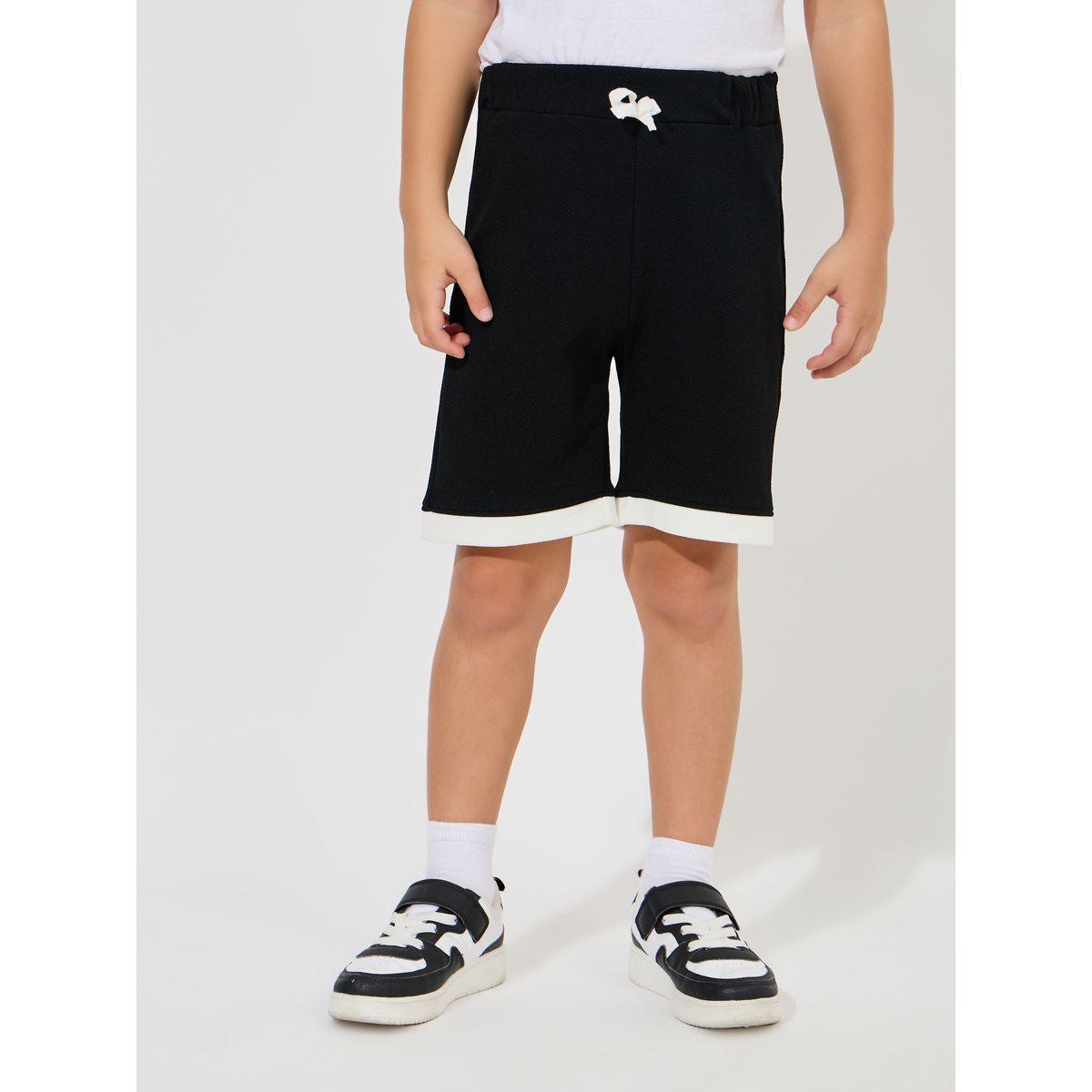 Styli Zipper Front Hooded Top & Shorts Set-boys-clothing-setsandcoords-image-7