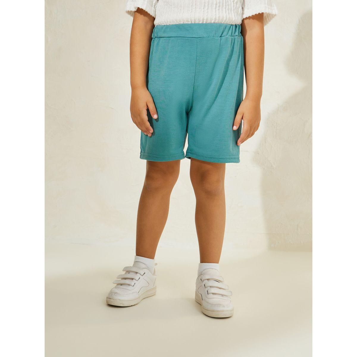 Styli Textured Rib Knit Polo T-Shirt & Shorts Set-boys-clothing-setsandcoords-image-5