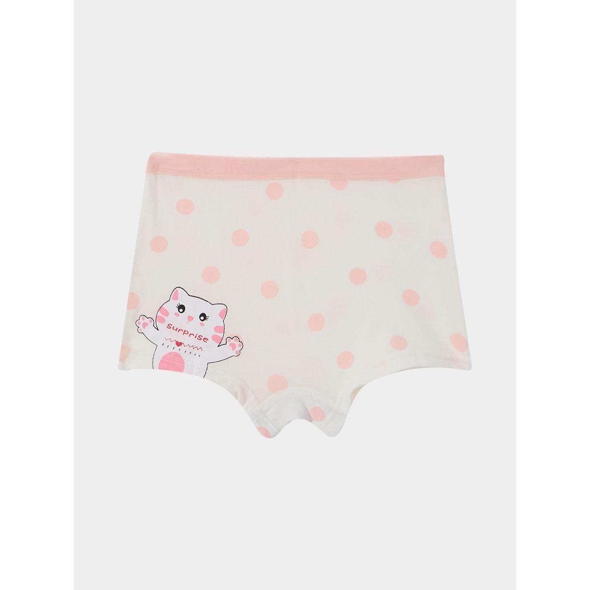 Styli Pack of 4 - Printed Assorted Briefs-girls-clothing-innerwear-image-4
