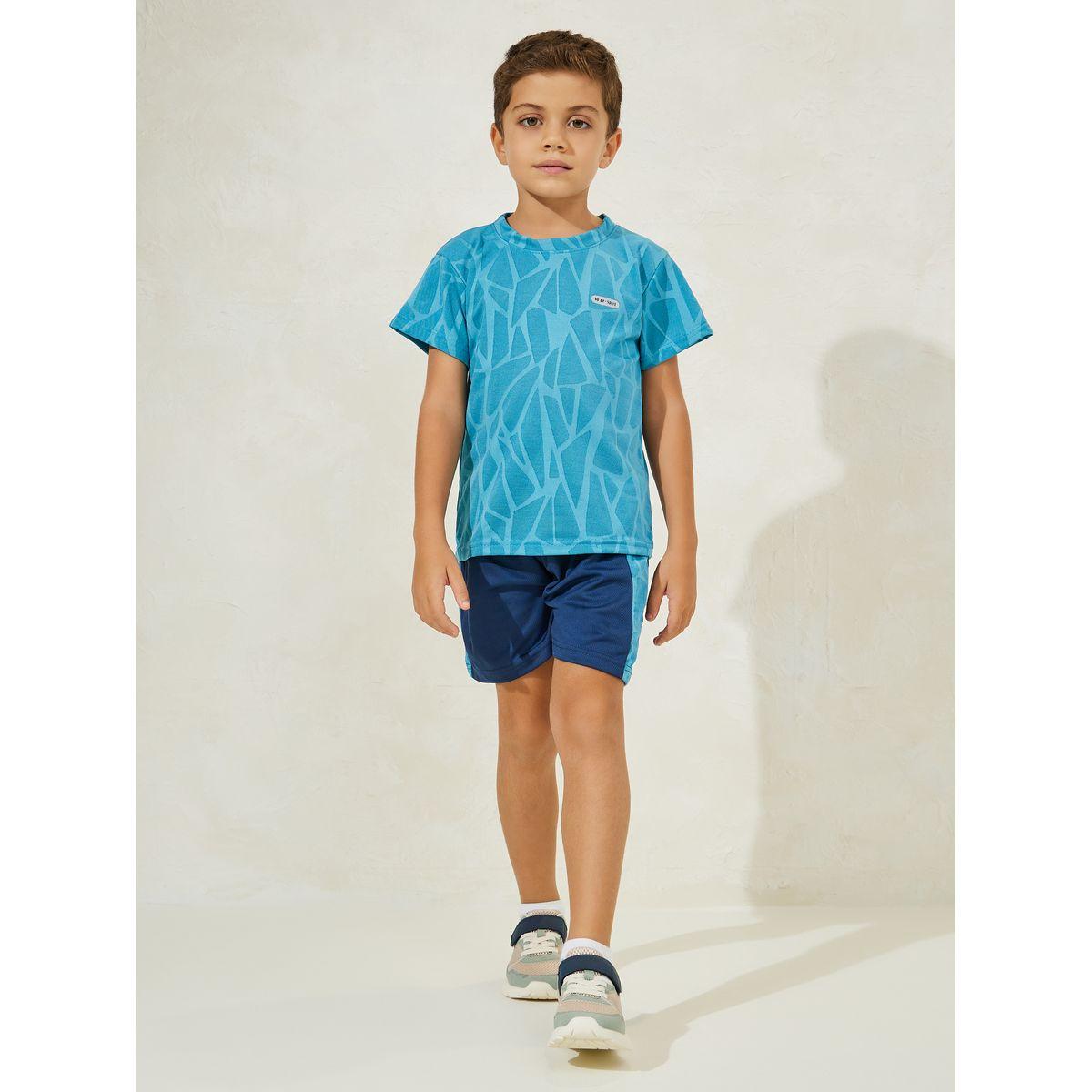 Styli Printed T-Shirt & Short Sportswear Set-sports-boys-clothing-sets-image-1