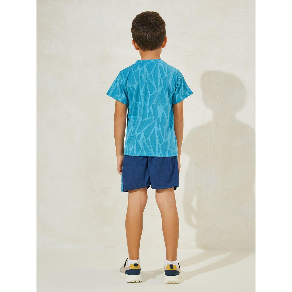 Styli Printed T-Shirt & Short Sportswear Set-sports-boys-clothing-sets-image-4