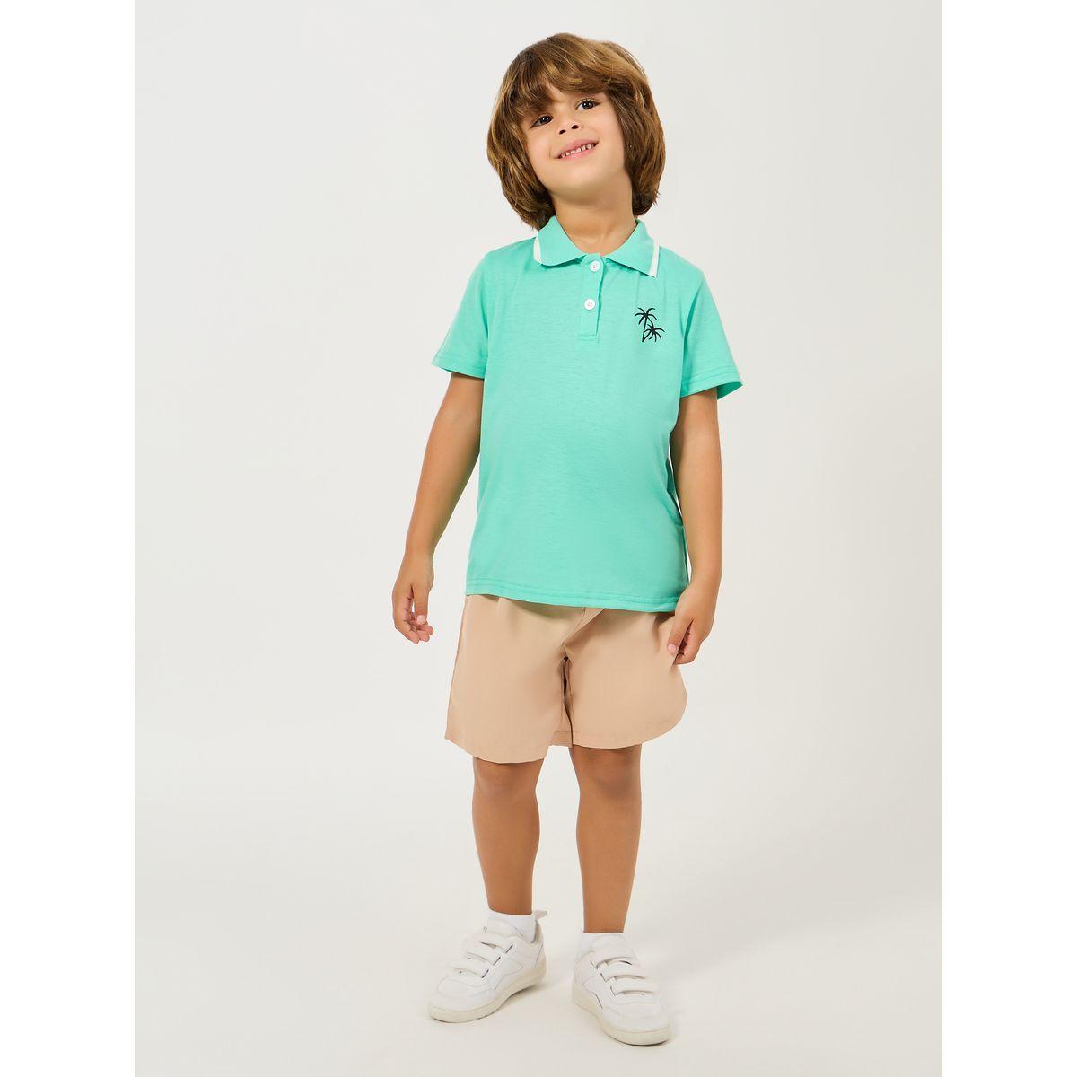 مجموعة من شورت وتيشيرت بياقة بولو واكمام قصيرة-boys-clothing-setsandcoords-image-1