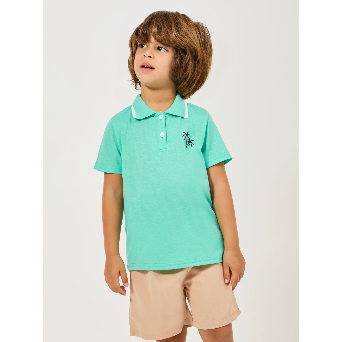 مجموعة من شورت وتيشيرت بياقة بولو واكمام قصيرة-boys-clothing-setsandcoords-image-2