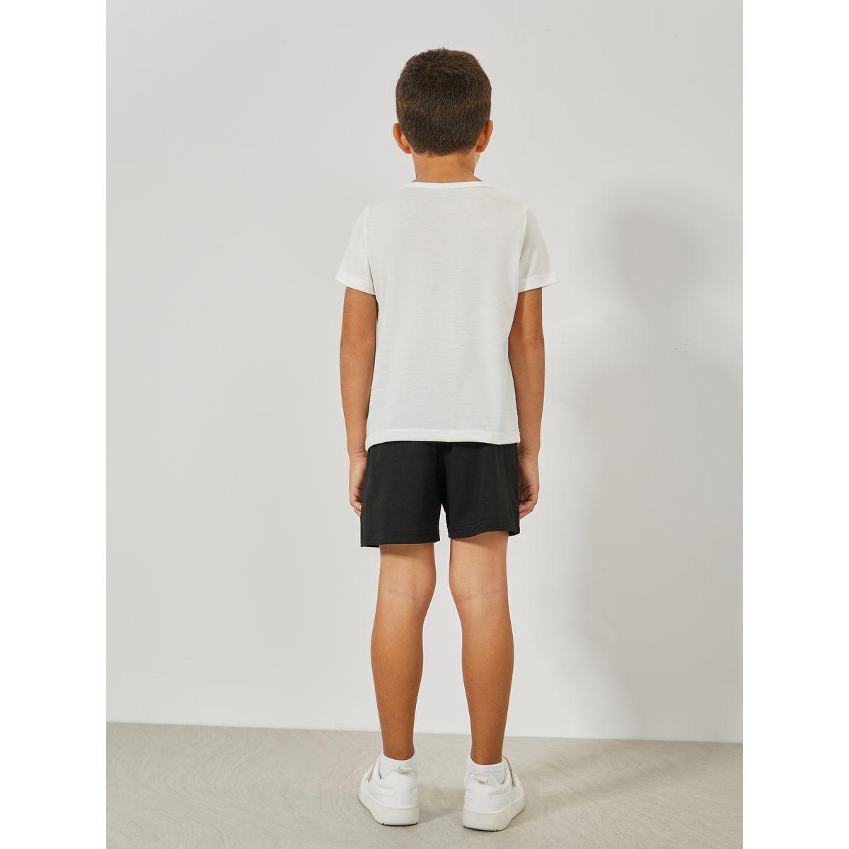 Styli Dinosaur Print T-Shirt & Shorts Set-boys-clothing-setsandcoords-image-4