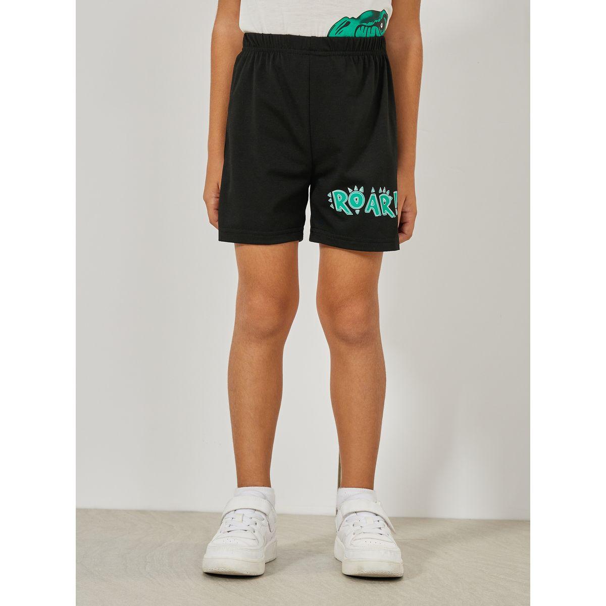 Styli Dinosaur Print T-Shirt & Shorts Set-boys-clothing-setsandcoords-image-5