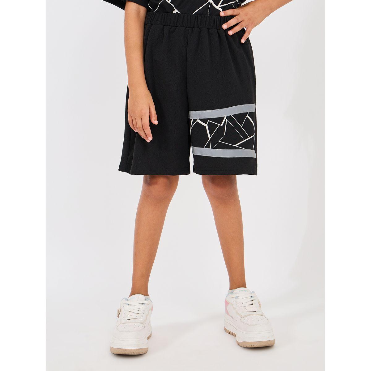Styli Geo Print T-Shirt & Shorts Set-boys-clothing-setsandcoords-image-6