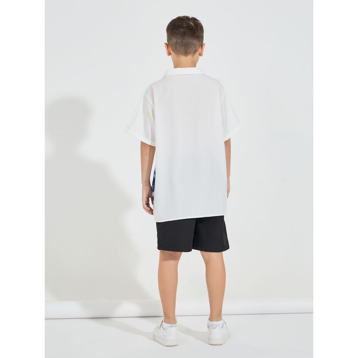 Styli Graphic Print Shirt & Shorts Set-boys-clothing-setsandcoords-image-6
