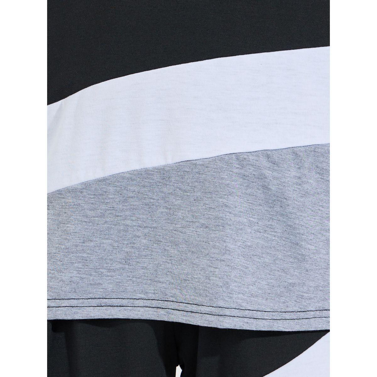 Styli Color Block T-Shirt & Shorts Set-boys-clothing-setsandcoords-image-3