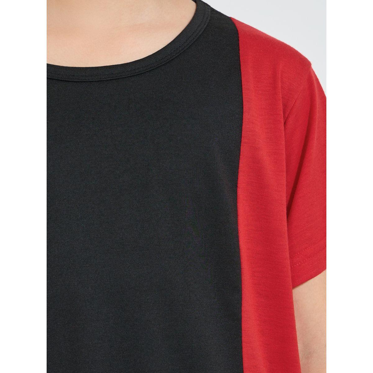 تيشيرت بياقة دائرية ونمط كتل الالوان-boys-clothing-tshirtsandpolos-image-3