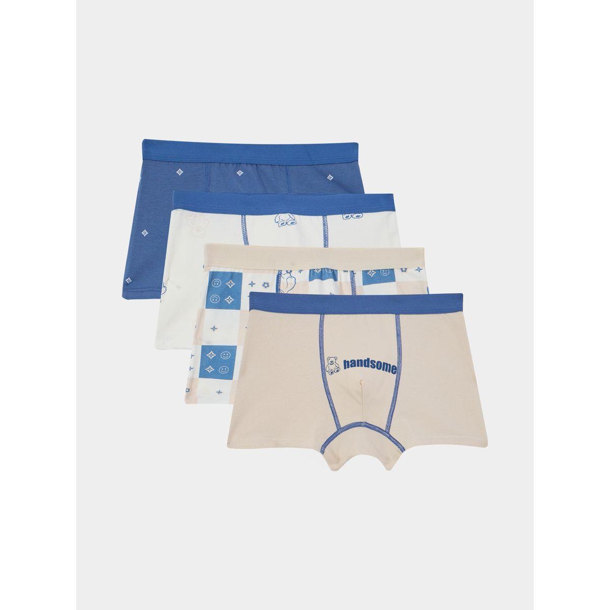 مجموعة من 4 سراويل داخلية بطبعات-girls-clothing-innerwear-image-1