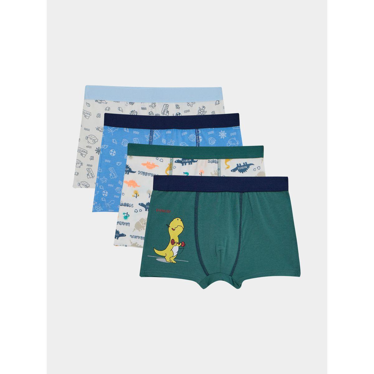 مجموعة من 4 سراويل داخلية بطبعات-girls-clothing-innerwear-image-1