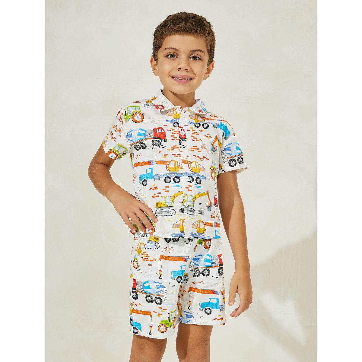 Styli Color Block T-Shirt & Short Set-boys-clothing-setsandcoords-image-2