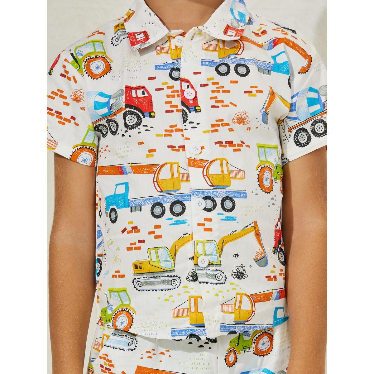 Styli Color Block T-Shirt & Short Set-boys-clothing-setsandcoords-image-3