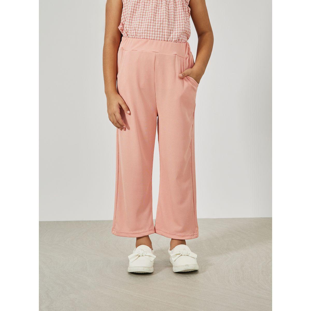 Styli Gingham Check Ruffled Top & Pants Set-girls-clothing-setsandcoords-image-5