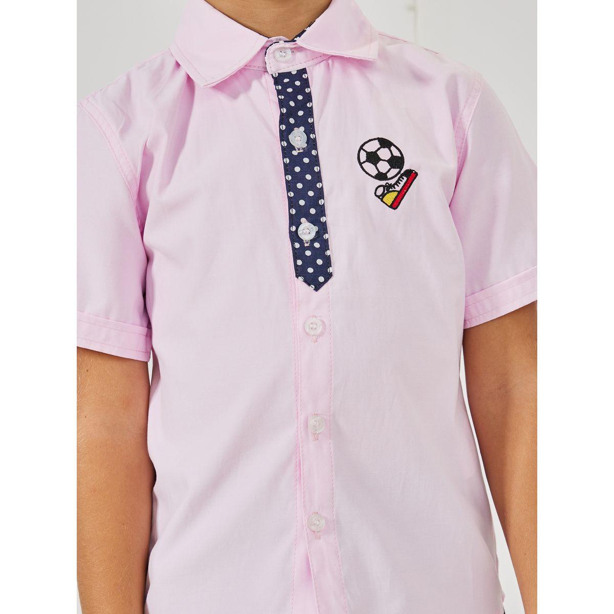 قميص بتفاصيل مُطرّزة مع ازرار غلق-boys-clothing-shirts-image-3