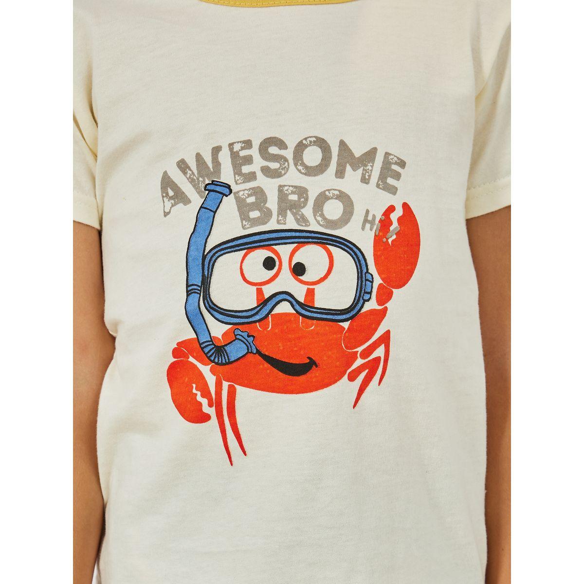 مجموعة من شورت وتيشيرت بطبعة جرافيك-boys-clothing-nightwear-image-3
