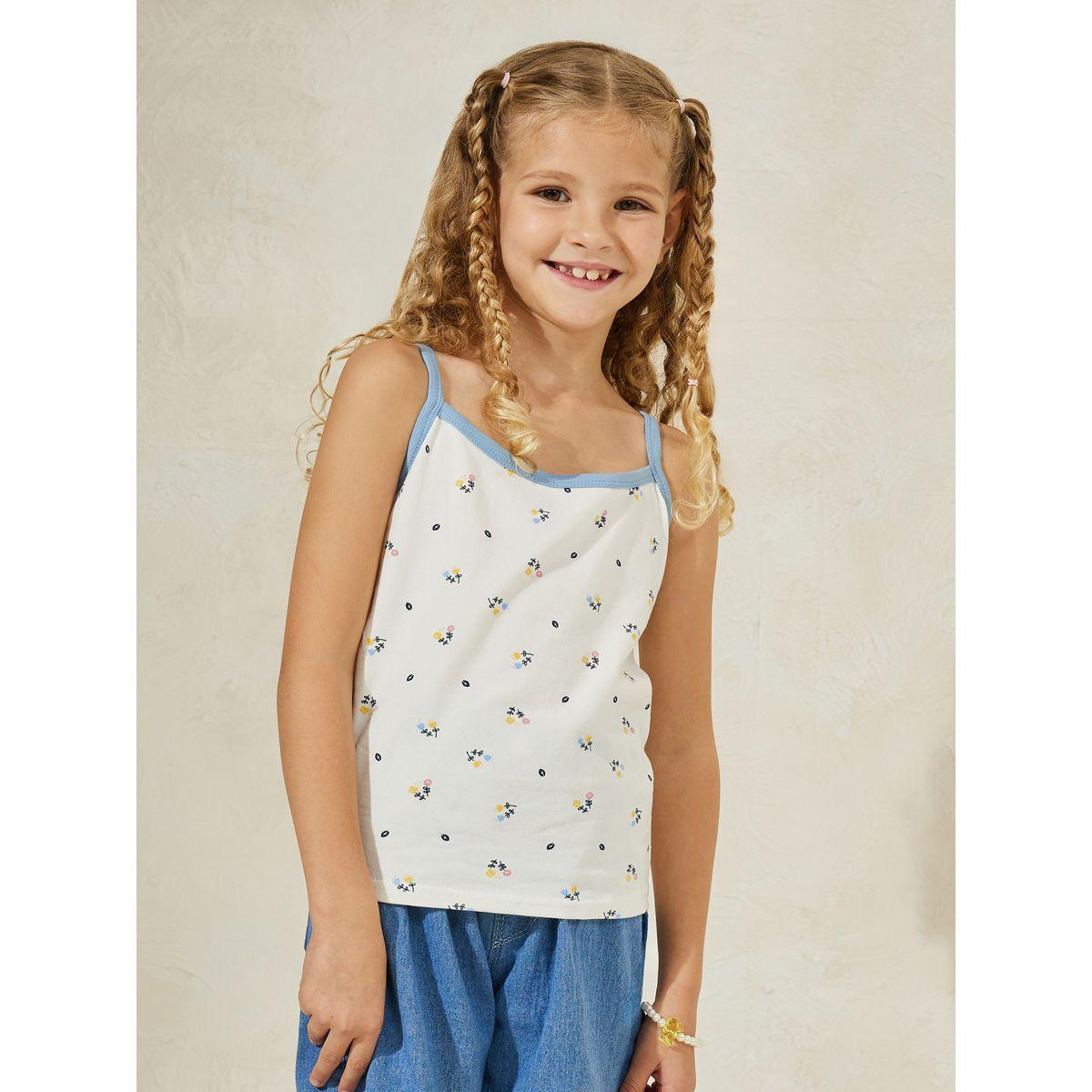فيست مطبع بطبعة زهور-girls-clothing-innerwear-image-1