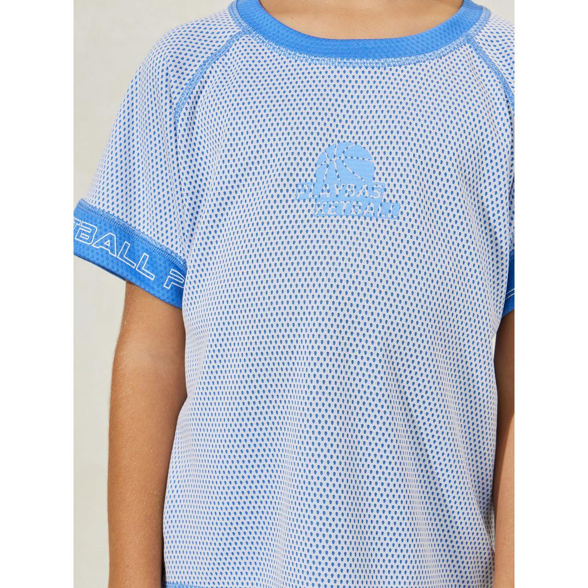Styli Color Block Trim Printed T-Shirt & Short Sports Set-sports-boys-clothing-sets-image-3