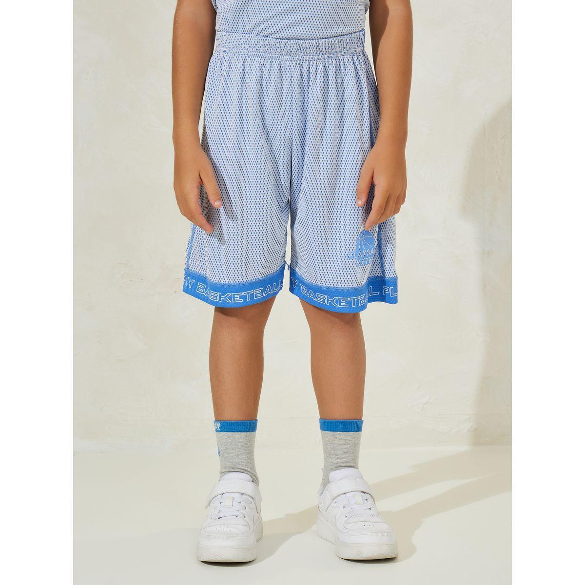 Styli Color Block Trim Printed T-Shirt & Short Sports Set-sports-boys-clothing-sets-image-5