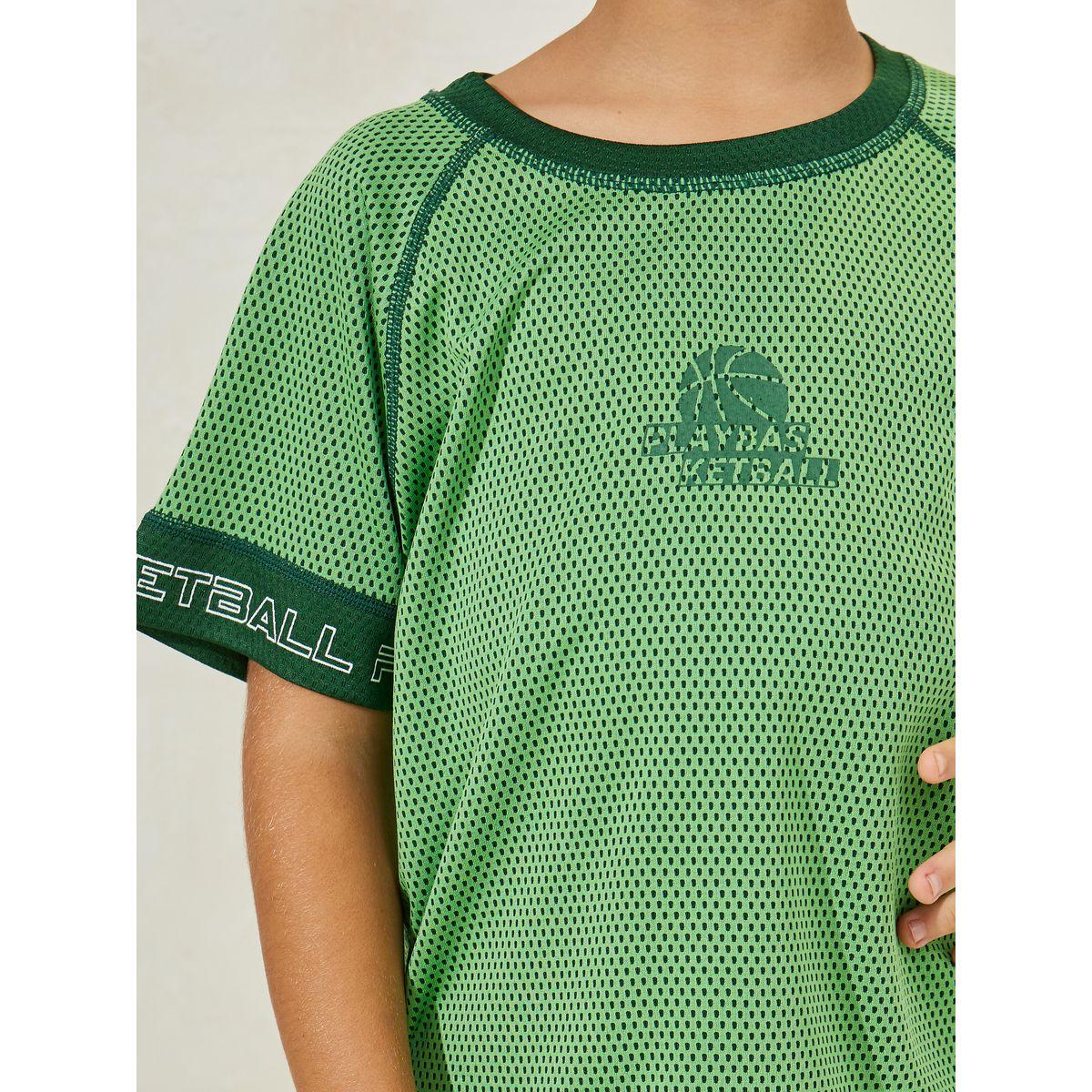 Styli Printed Trim T-Shirt & Shorts Sport Set-sports-boys-clothing-sets-image-4