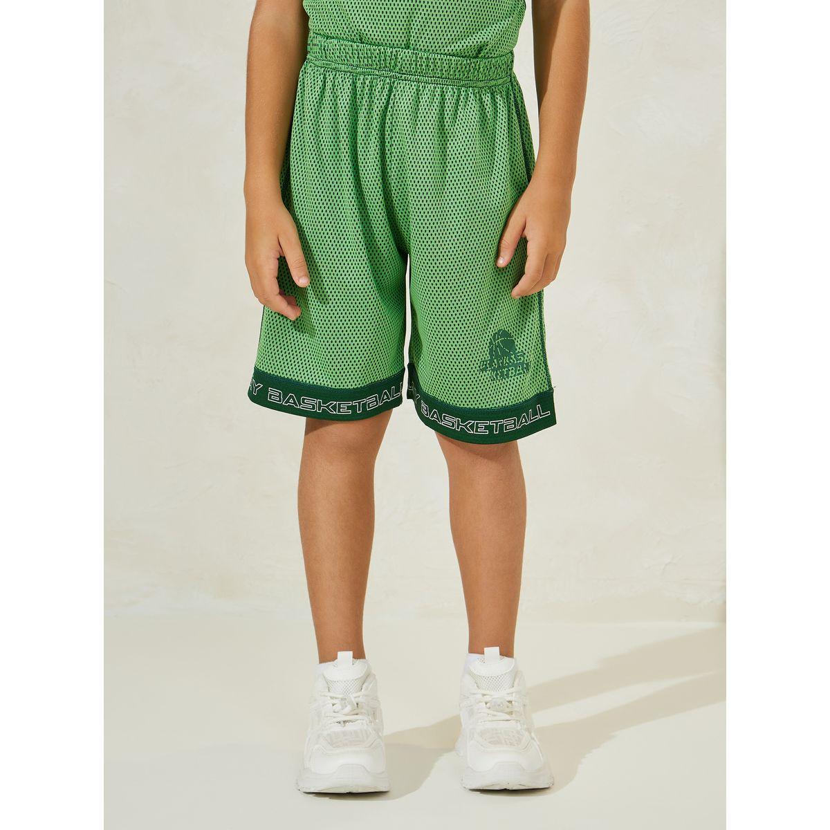 Styli Printed Trim T-Shirt & Shorts Sport Set-sports-boys-clothing-sets-image-6