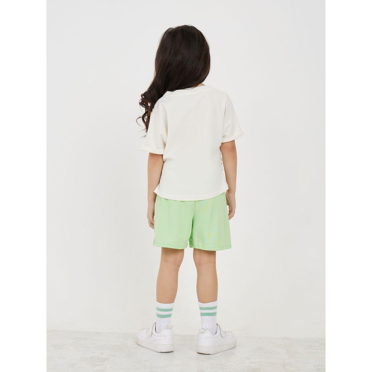 Styli  Converged Fold Sticker Patch T-Shirt & Short Set-girls-clothing-setsandcoords-image-5